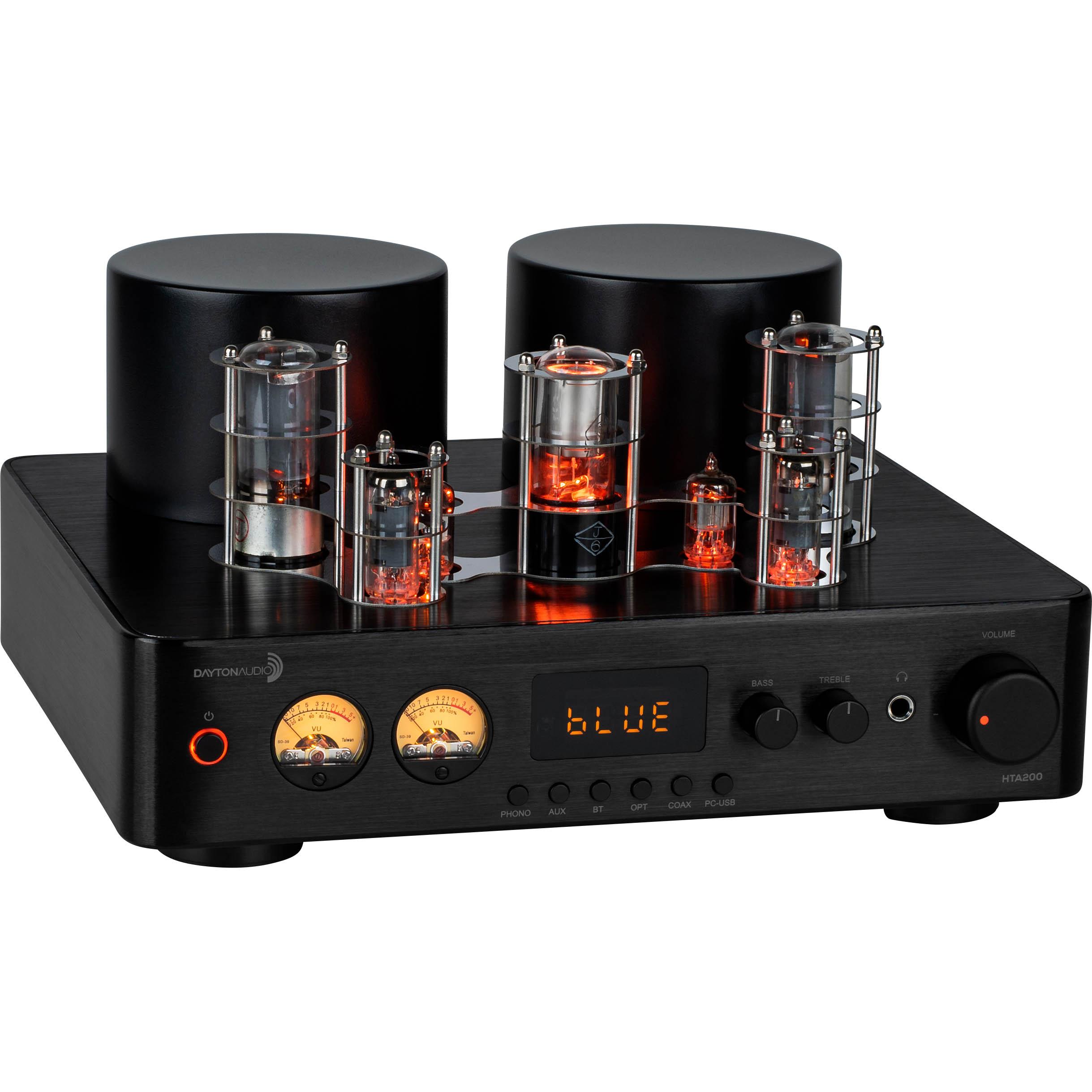 Dayton Audio Turntable Hi-Fi Bundle - TT-1BTB Belt-Drive Turntable